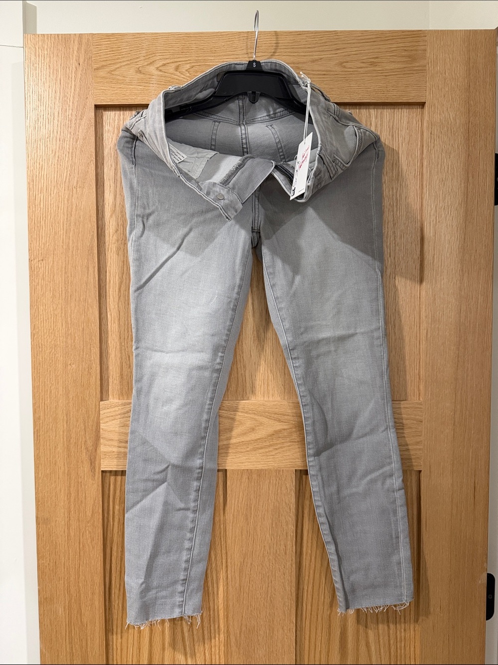 Joe's Jeans Light Gray Skinny Denim